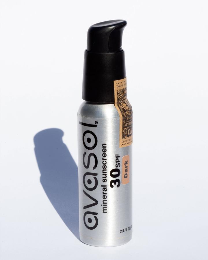 Avasol Mineral Sunscreen Liquid Dark